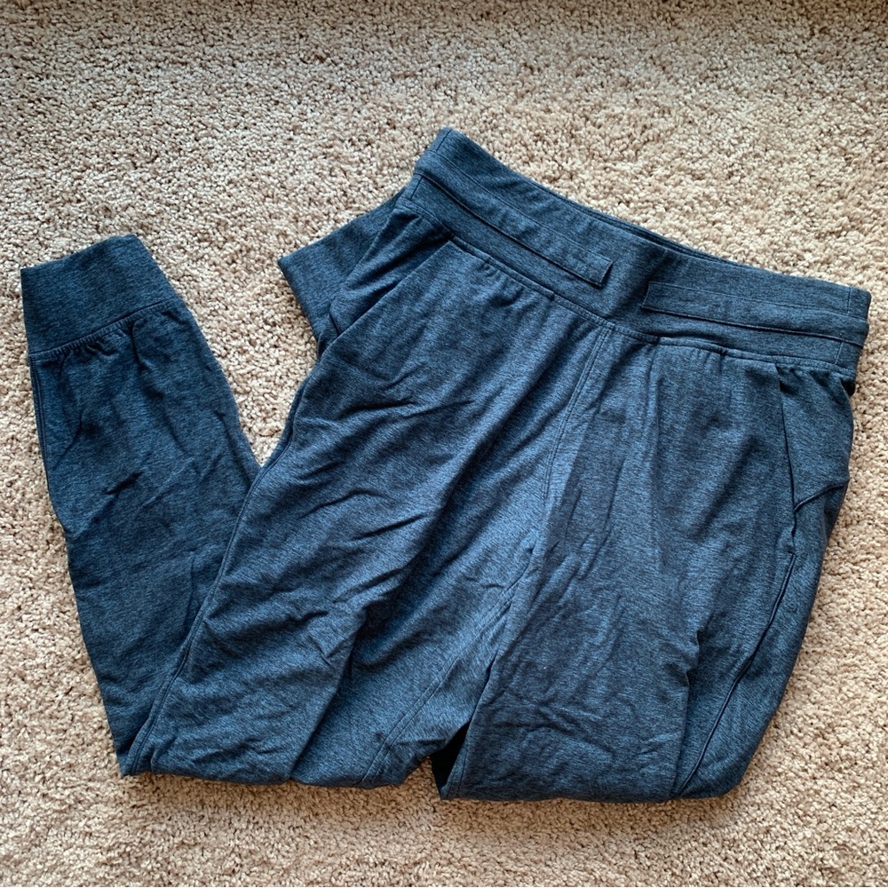 Lululemon Ready to Rulu Joggers Size 8 Heathered Blue W5BXLS **No Drawstring**